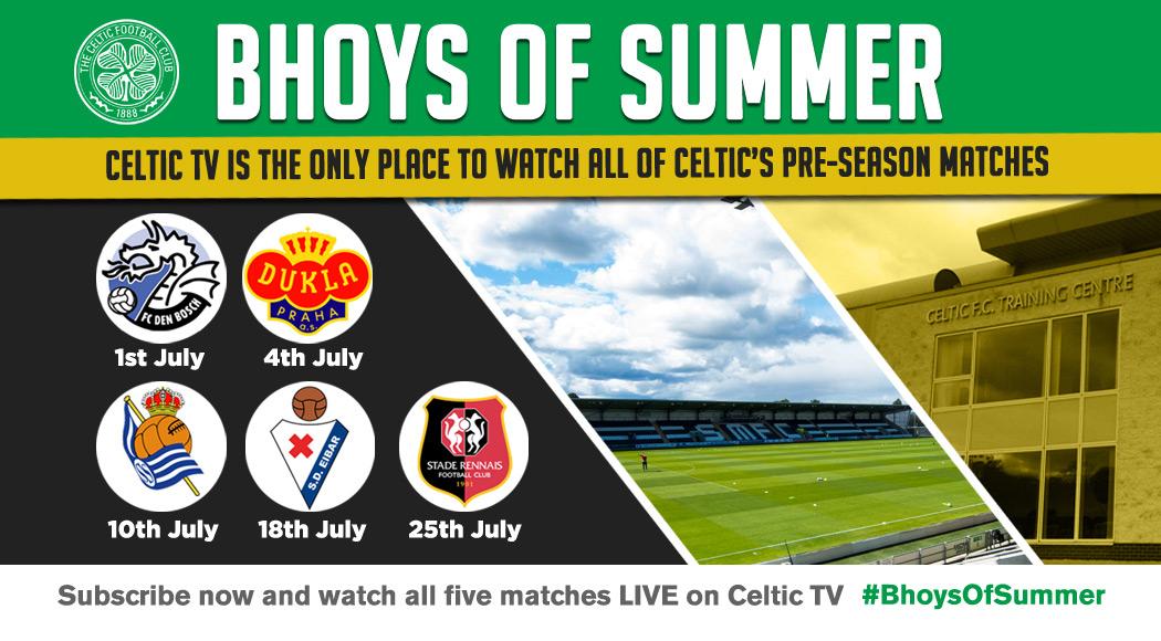 CelticFC's tweet photo. All five pre-season matches – only on @CelticTV, http://t.co/VcWNRigBGR (SC) http://t.co/CXX1W8UpVb