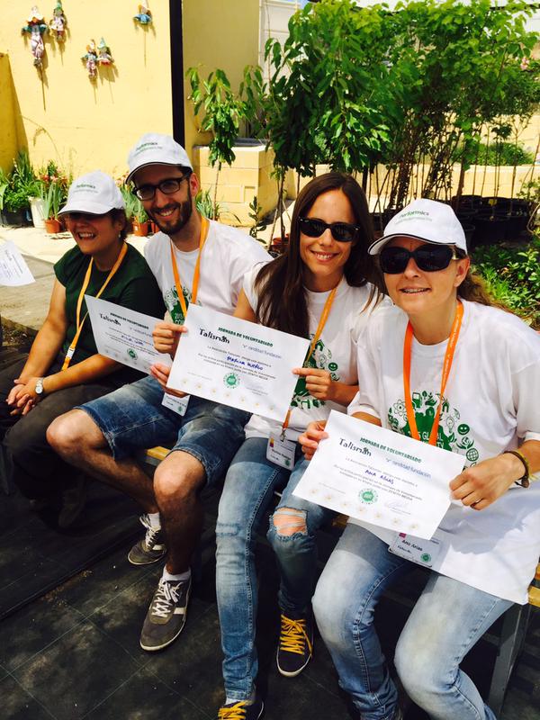 performics's tweet photo. Performics #Spain teams up to help clean up and care for local plots of land and gardens #PerformicsHelps http://t.co/qVW64EC1hc