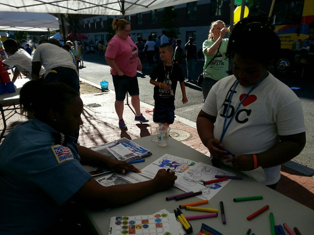 MPDCadetCorps's tweet photo. Cadets at the Kick Off Beat the Streets event. http://t.co/hzvxKgpebW