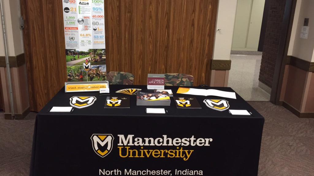ChelseaAtMU's tweet image. Time for a college fair! Who wants to be a future @ManchesterUniv Spartan?!