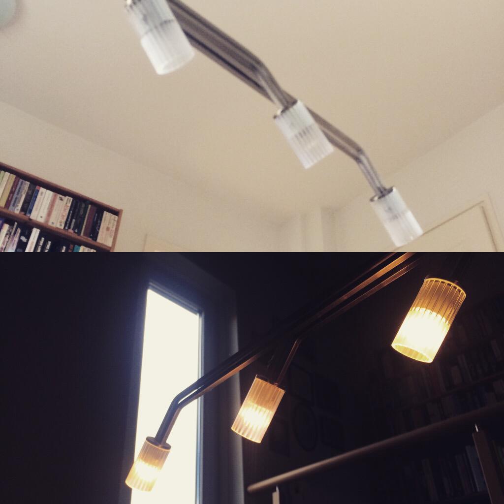 MOMKAdesign's tweet photo. ON and OFF, last weeks #lampshades are ready and installed! #lamp #lighting #3dprinting #formlabs #form1plus http://t.co/GUAV1ZRaO3