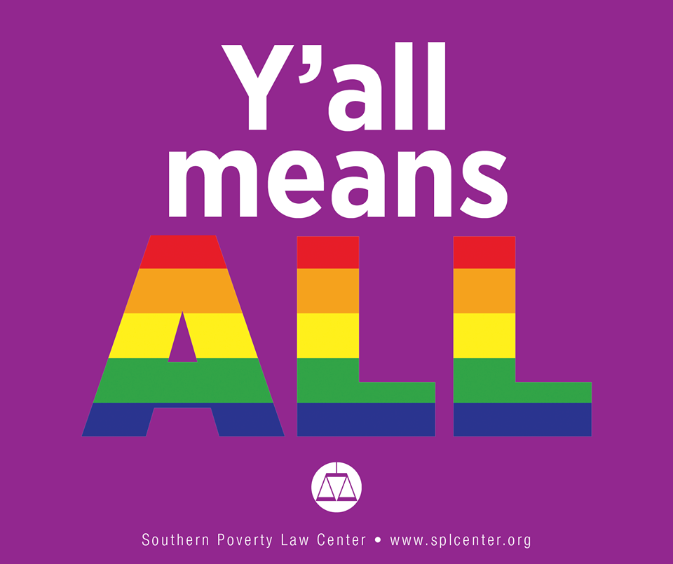 splcenter's tweet photo. #SCOTUS settles it. #YallMeansAll Marriage equality is the law of the land. http://t.co/rtNgfh3Idh