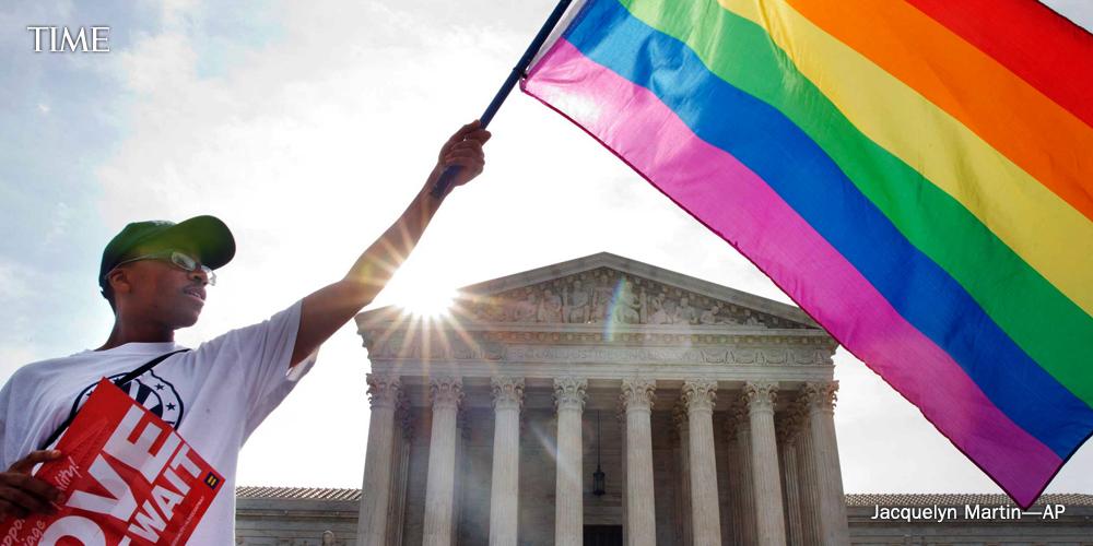 Supreme Court declares same-sex marriage ban unconstitutional ti.me/1BH6TMz