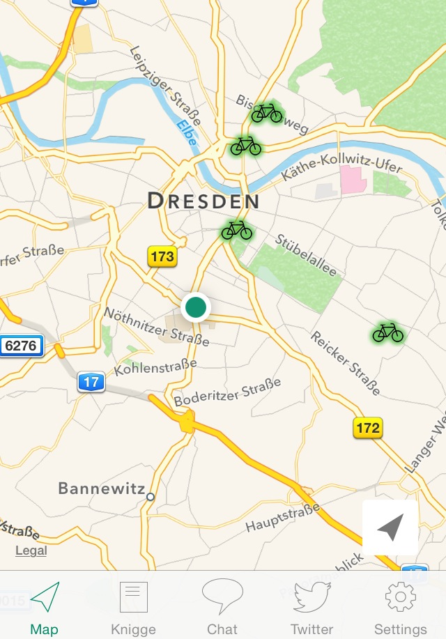 cmdresden's tweet photo. Empfehlung für heute Abend: @CriticalMaps anmachen! iOS: https://t.co/8BJeqJI4Rd, Android: https://t.co/D8VRzxUeIy http://t.co/0NVwcAA2pp