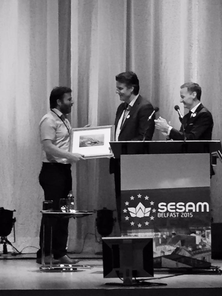 PHSIG_sesam's tweet photo. Congratulations PH-SIG Chairman Kai Kranz @SESAMSimulation @SESAM2015 http://t.co/SPmn2SRndK
