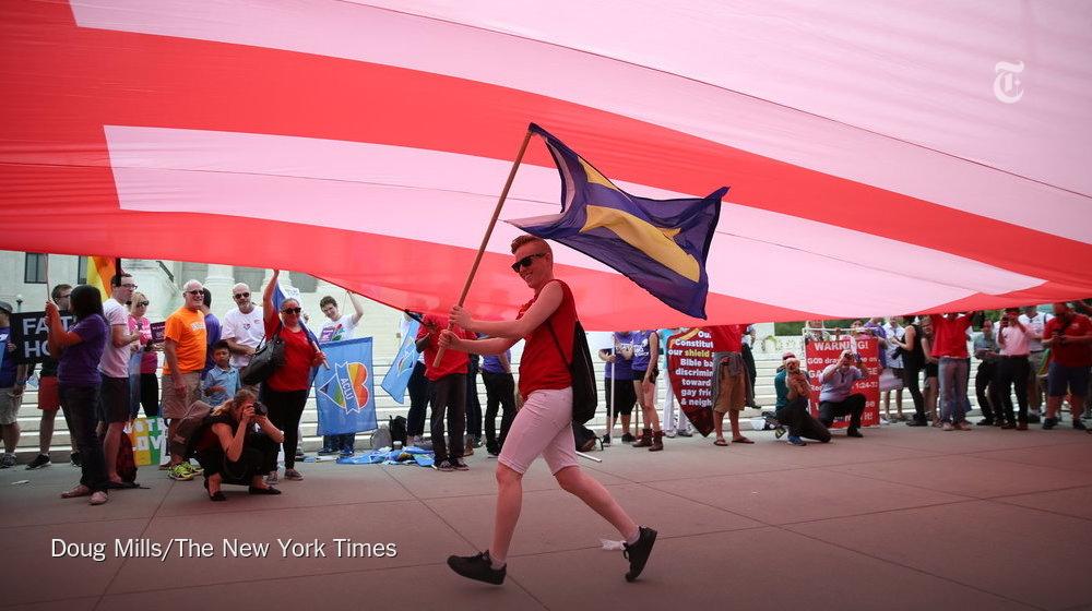 The Supreme Court rules that the Constitution guarantees a right to same-sex marriage nyti.ms/1e7YMxK