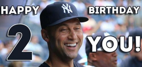 Happy Birthday Derek Jeter!  