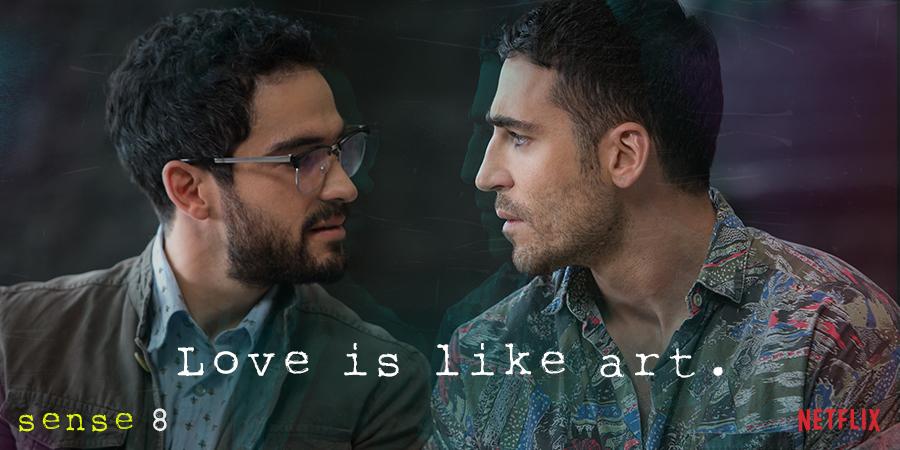 A force that comes into our life without any rules, expectations, or limitations. #Sense8 #LoveWins