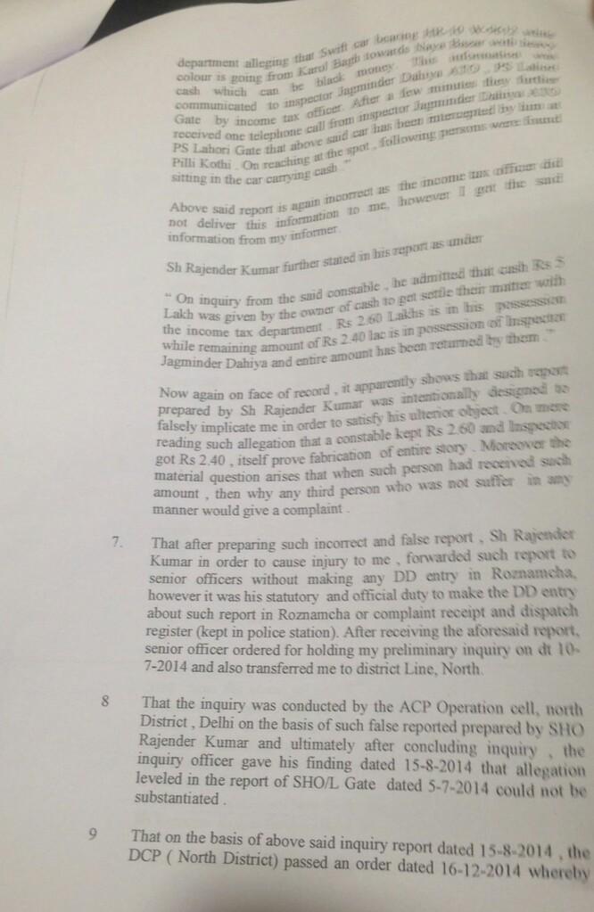 JatinPaul's tweet photo. .#breaking: Now, ACB joint CP Meena accused of allowing #hawala #racket in north #delhi by subordinate cop @the_hindu http://t.co/n67xThB5xf