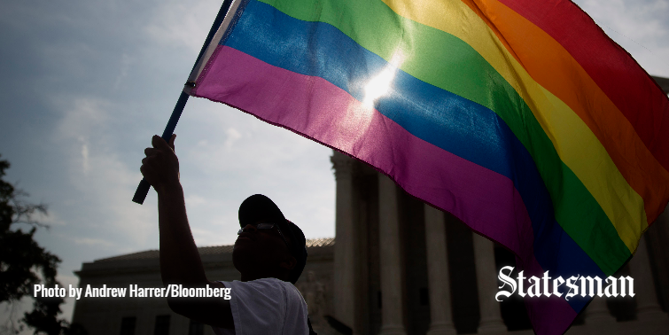 statesman's tweet photo. Where's Austin celebrating today's #SCOTUSMarriage ruling? The @statesman is compiling a list. Tweet us with details. http://t.co/ZnUgxwCI2v