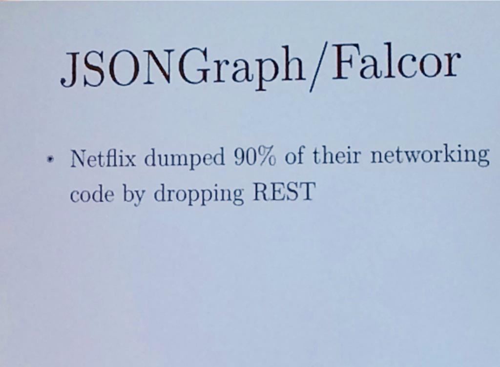 mohitthatte's tweet image. Statistic of the day. This might kick start a #noREST movement a la #nosql!!! @swannodette at #EuroClojure