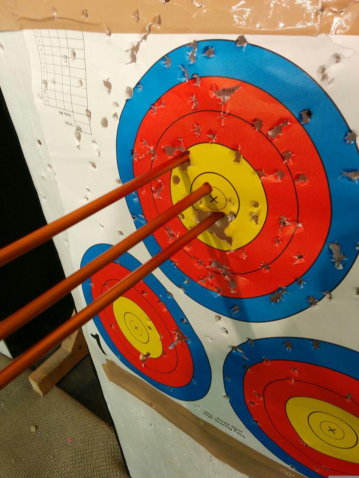 nitwild's tweet image. It finally clicked yesterday! My anchor point and feet direction were the issues. #archery