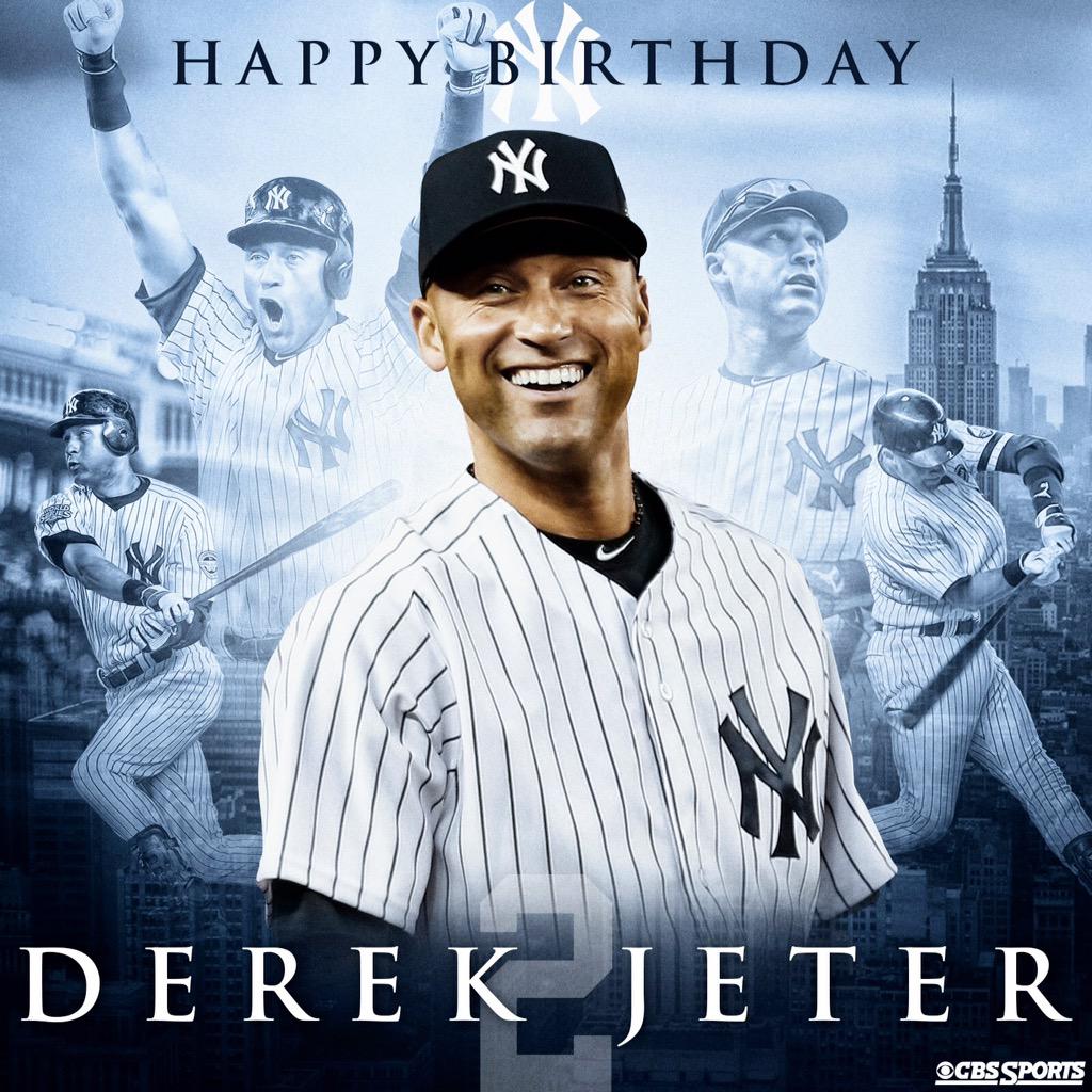 Happy Birthday to The Captain, Derek Jeter 