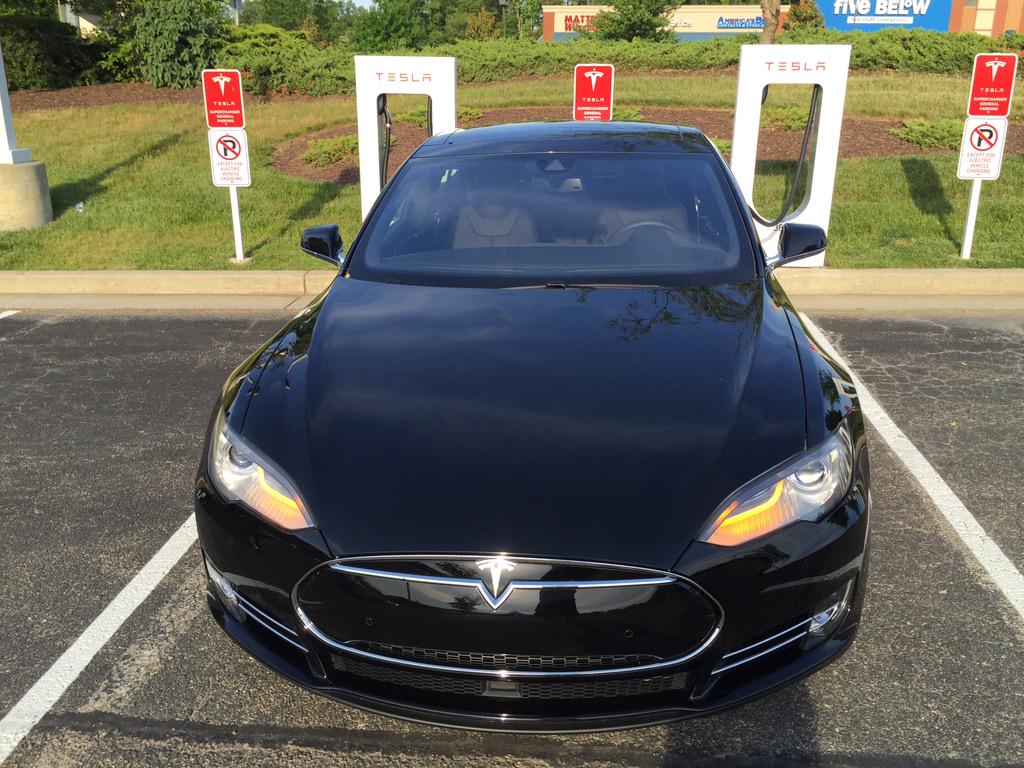 TimOster's tweet photo. @TeslaMotors just over 5K clean, gasoline free, fun, addictive, exhilarating miles for me &amp; my #TeslaD since March!🔌🔋 http://t.co/mMQVOpwcr8