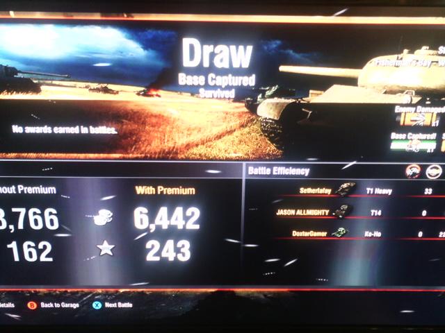 Dexterousj's tweet photo. @WoTXbox this had never happened and I've been tanking since launch. #ILoveWOTbecause #somethingneweveryday http://t.co/i1CusrcOSl