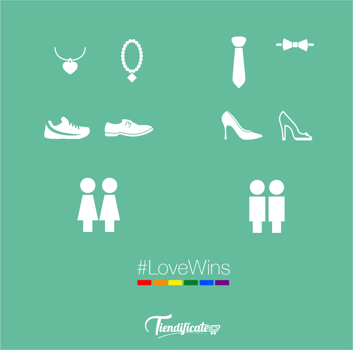HandyCommerce's tweet photo. "Diversidad es, elegir lo que quieres, comprar lo que quieres y decidir estar con quien quieres" #Lovewins http://t.co/iHTK6LRYA4