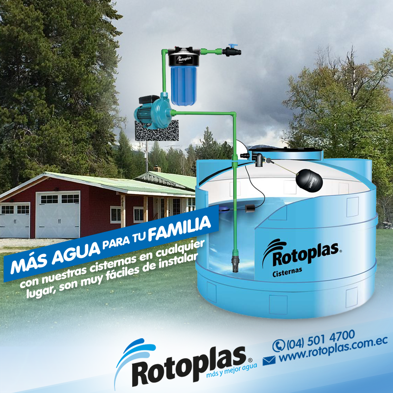 RotoplasEcuador's tweet photo. Más ventajas de las que te imaginas con nuestras cisternas. Entregar a tu familia #agua limpia. 🏡 http://t.co/4HW0yHxkxN