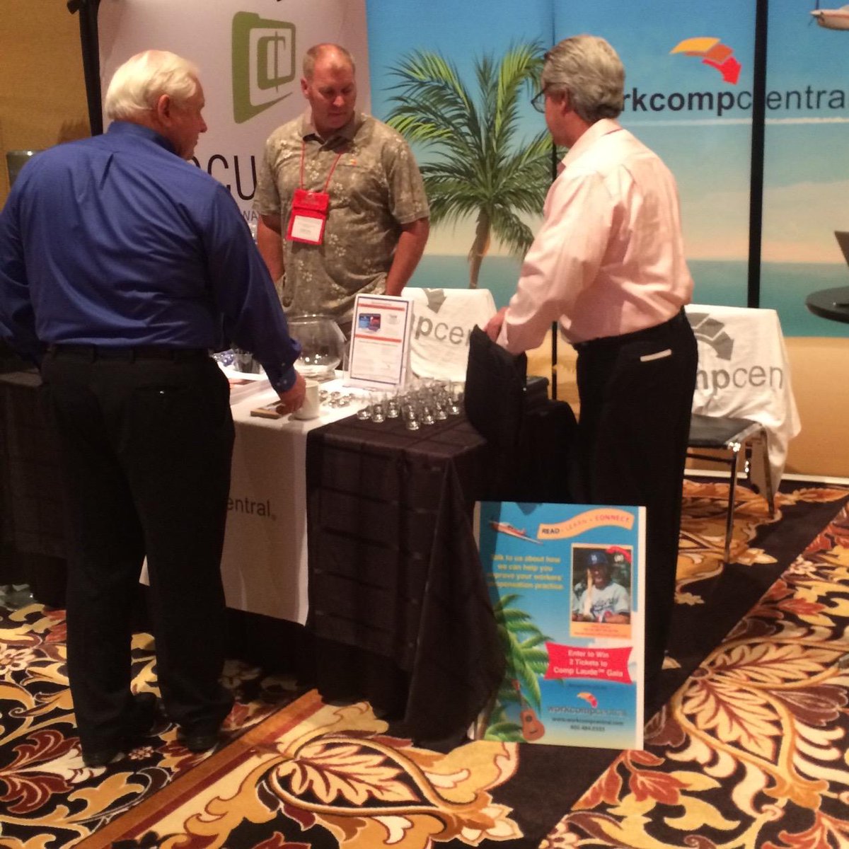 WorkCompCentral's tweet photo. Enjoying seeing everyone out at #CAAASC15 today. Stop by Booth #408! http://t.co/jmTRs7OB7D