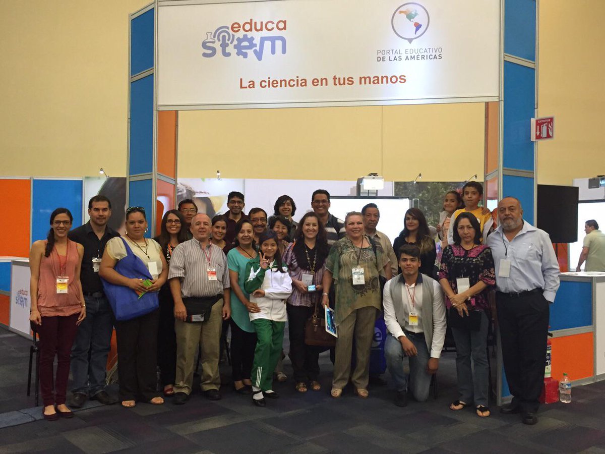 educoas's tweet photo. ¡Gracias Amig@s! Exhibición #EducaSTEm: la ciencia en tus manos - Virtual Educa México 2015 http://t.co/Y9rDLgeaEW