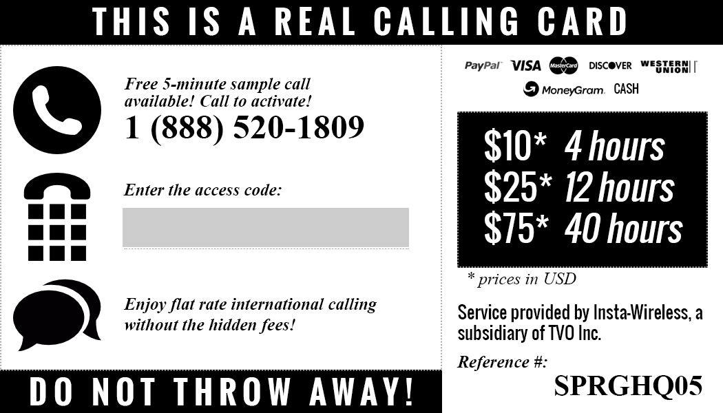 Insta_Wireless's tweet photo. #International Calling cards. Call anywhere in the world for one flat rate http://t.co/y6Eai2HDcH #InstaWireless RT http://t.co/dcoEYcfZ4q