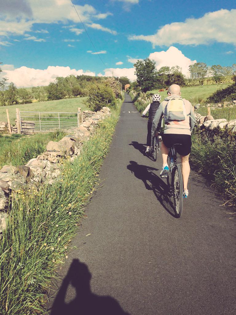 What a class day cycling <a href="/mayogreenway/">greatwesterngreenway</a> and to finnish it off an amazing meal and service <a href="/TheIdleWall/">TheIdleWall</a> #keepitirish