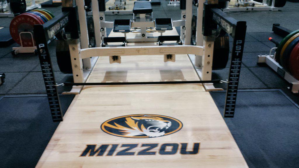 PST_getdeep's tweet photo. PST'S  are delivered  and set up at MIZZOU!  We are officially  in the SEC. Train deep for power, explosion &amp; SPEED!! http://t.co/WaVYHJaE32