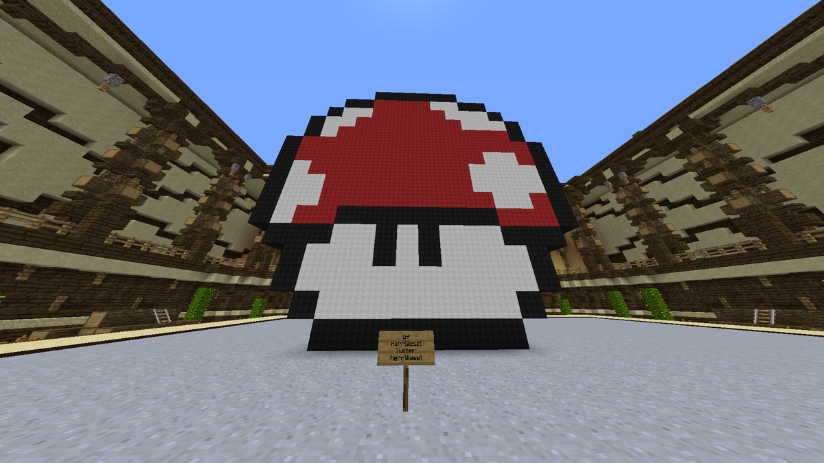 PlexOfficial's tweet photo. #PixelArt #Minecraft #WieselArmy #Wiesel #Pilz #Mario #minecraftpilz Und wie ist es? :D http://t.co/HkN6USXuK9