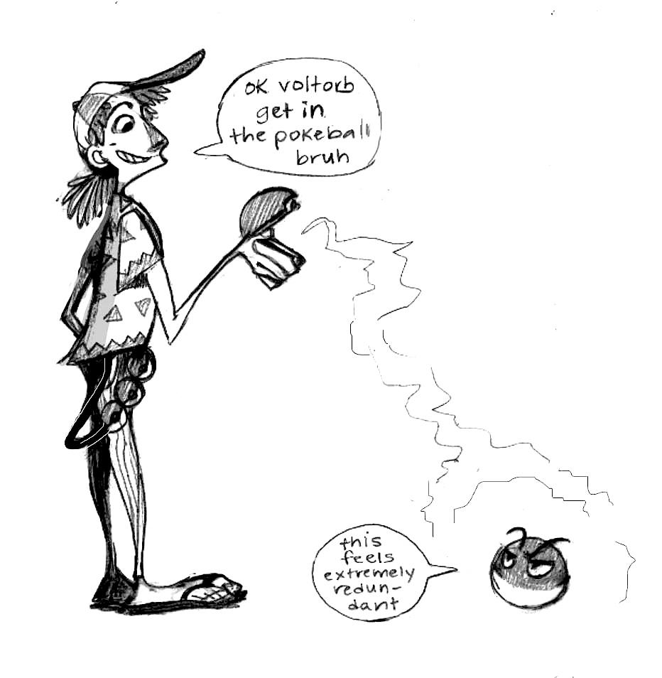 RageCandyBlog's tweet photo. Voltorb isn't having any of this http://t.co/Q7BtzRkmtk