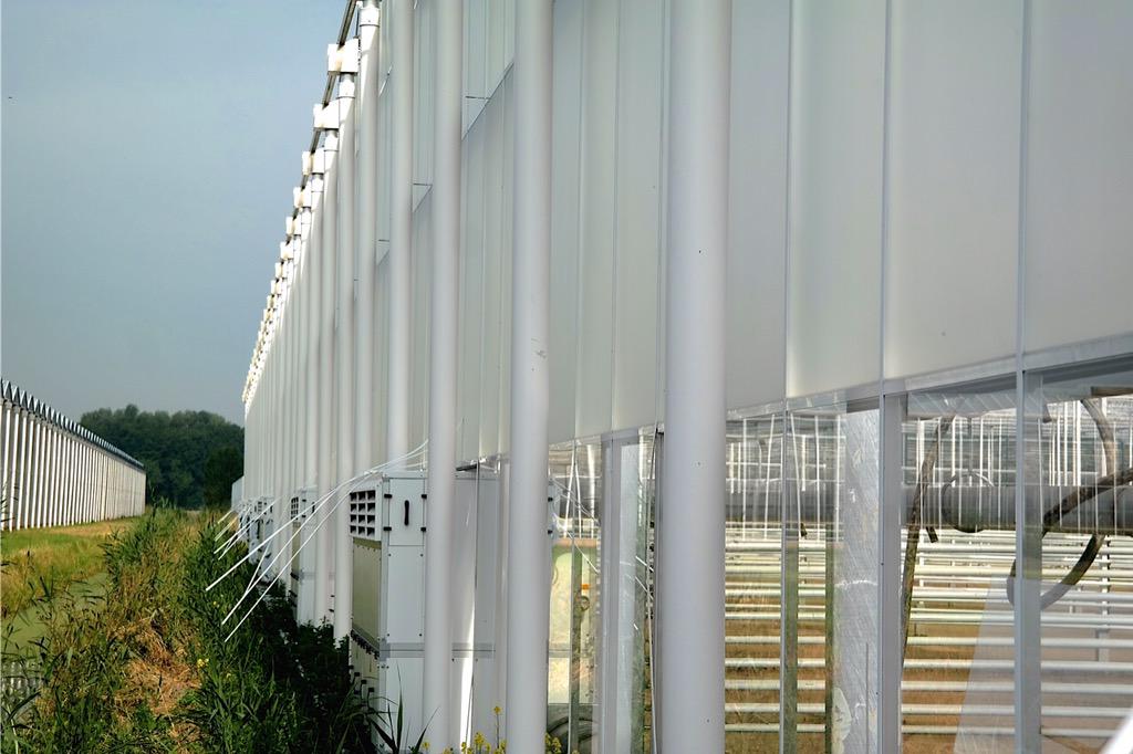 ChrisBFH's tweet photo. Nieuwbouw installatie het nieuwe telen, #diffuusglas voor betere groei straks in de germinikwekerij @mansflower http://t.co/9ssoz8dzrv