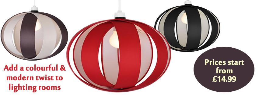 PureLec's tweet image. Why not add a splash of colour to any room with these Cocoon Globe Fabric ceiling shades? goo.gl/r6eujH