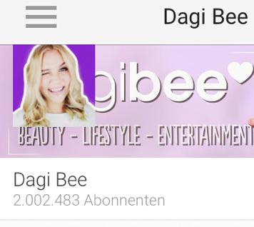 thingsforall's tweet photo. @dagibee hat es geschafft 🎉👌🏻 2 Millionen http://t.co/J3JN54GiBF