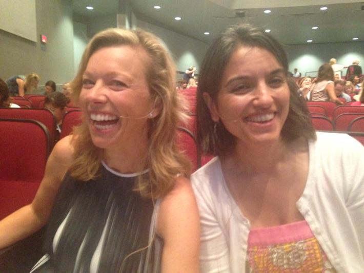 Getting ready for their "Janet Jackson"-style session. <a href="/ekazemi/">Ericca Kazemi</a> <a href="/allisonhintz124/">Dr. Allison Hintz</a> #cgi2015la