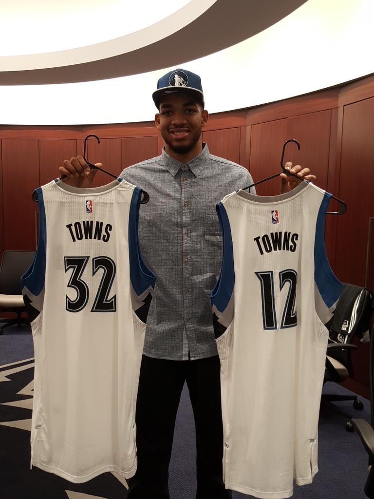 #Twolves fans... Need help picking my new number. RT for No. 12, favorite for No. 32. #GrowTogether