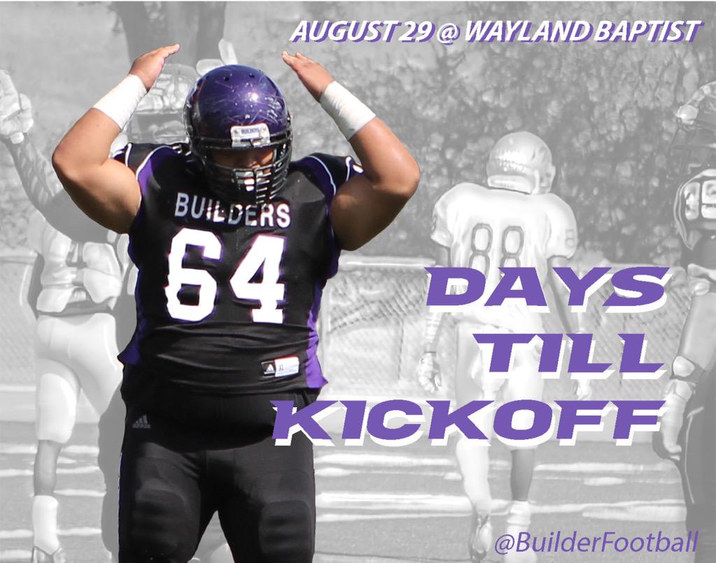 BuilderFootball's tweet image. The countdown is at 64!