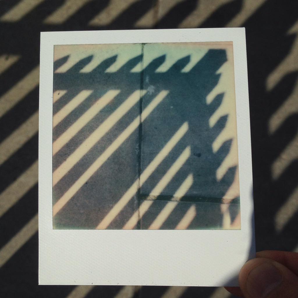 mrdannysanchez's tweet photo. Finding inspiration in the shadow of the picket fence. @impossible_hq #Px600 #polaroid #BelieveInFilm #SnapItSeeIt http://t.co/e3HThvSJ4z