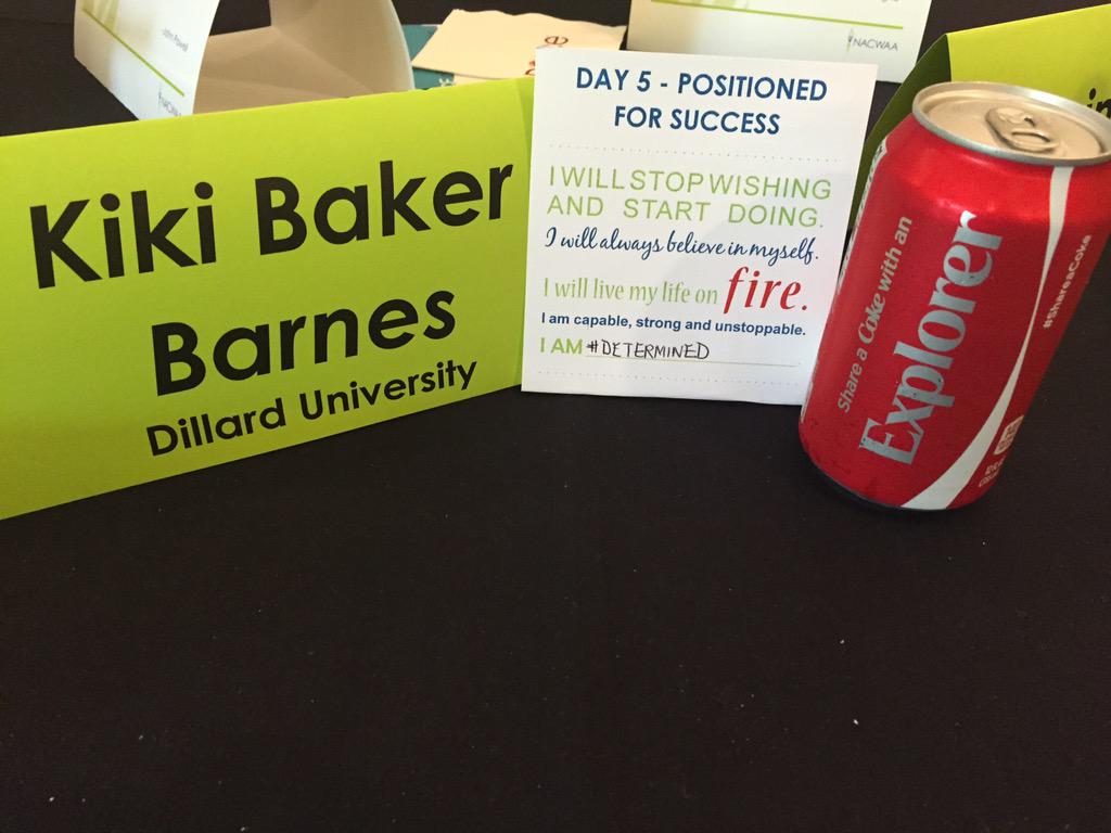 KikiBakerBarnes's tweet image. Today&apos;s @NACWAA affirmation #iamdetermined #positionedforsuccess #girlonfire
