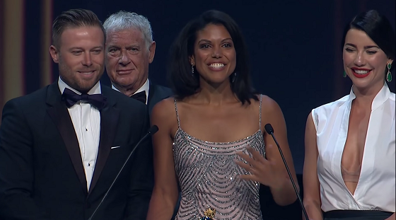 WeLoveSoapsTV's tweet photo. Watch Karla Mosley's Acceptance Speech as #BoldandBeautiful Wins 10th Consecutive Golden Nymph http://t.co/yVtsFGdbC8 http://t.co/eVate8NVtn