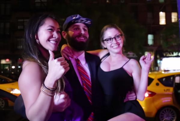 NosebleedHoops's tweet photo. WATCH: Guy pretends he was drafted in #NBADraft, gets treated like a king in NYC. http://t.co/E64ZtYmCeK http://t.co/S1JZu0nMmK