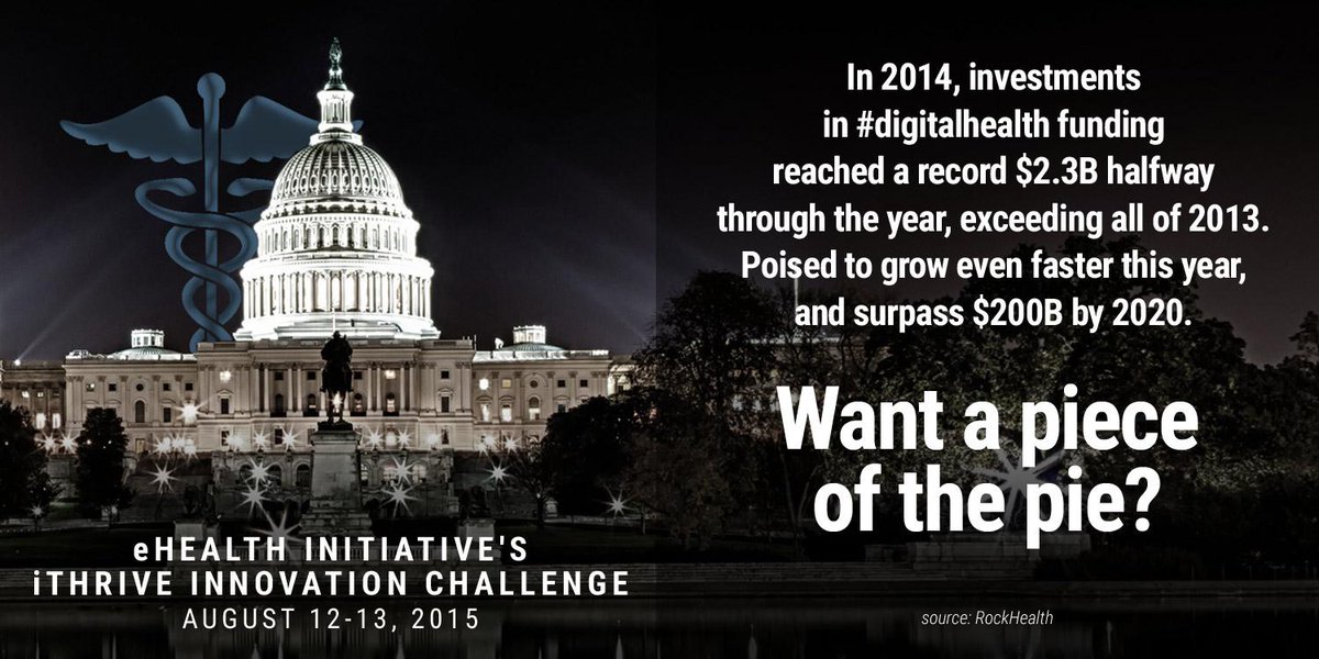 Want a piece? Investments in #digitalhealth will surpass $200B by 2020. #iThrive #startups bit.ly/1dzdVYx