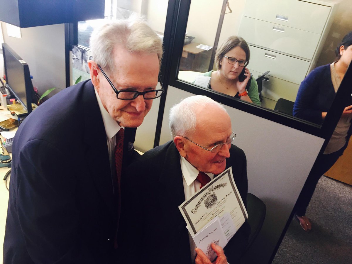 Gay couple of more than 50 years was the first to marry in Dallas after Supreme Court ruling buzzfeed.com/stephaniemcnea…