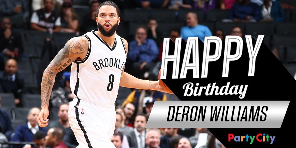 Join us and in wishing Deron Williams a Happy Birthday! 