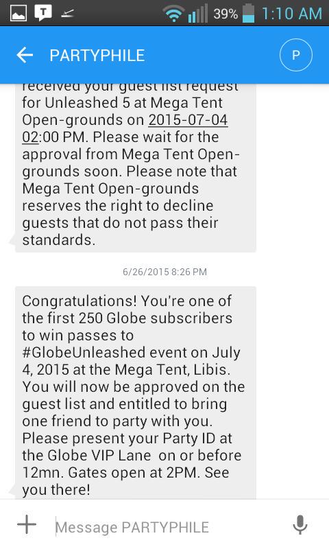 _anjlopez's tweet photo. Thanks! @partyphile_app yey!! For the 2nd time 🙌🙌🙌 #unleashed4 now #Unleashed5 http://t.co/1c5hraS7cF