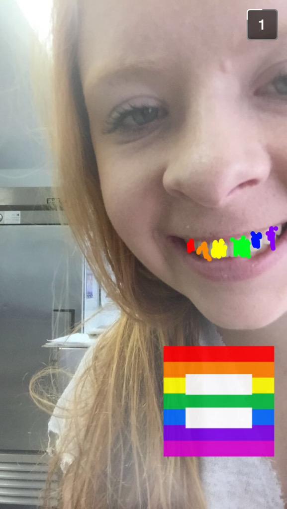 alyssacccc's tweet photo. Gillian's a little excited http://t.co/55BCLGio80