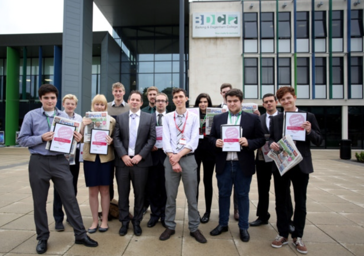 democrio's tweet photo. Brilliant to see: Barking and Dagenham College students set for second newspaper takeover! http://t.co/NtKphFUotq http://t.co/Rb2ITUx2h1