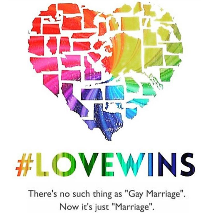 JossieJasmine's tweet photo. Amazing Day!! 🙌🏼 6/26/15 🌈 #LoveWins #Equality #LGBT #LOVE  💗❤️💙💚💛💜 SOMOS IGUALES! Love wins in America! 🇺🇸 http://t.co/JE8pxsYjEV