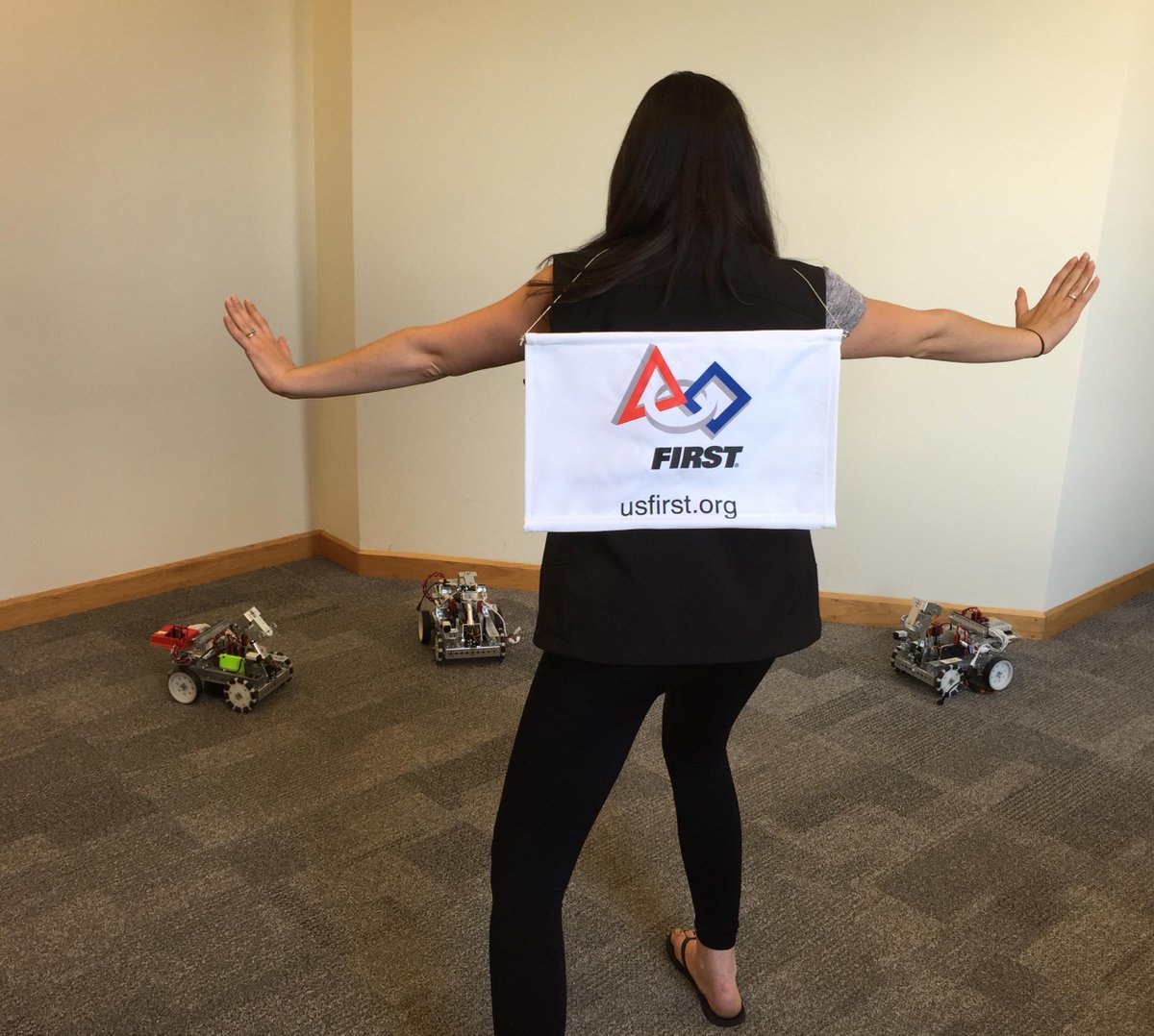 They figured out how to open doors! #Jurassiczookeeper #omgrobots <a href="/FTCTeams/">FIRST Tech Challenge</a> <a href="/FRCTeams/">FIRST Robotics Competition</a> <a href="/prattprattpratt/">Chris Pratt</a>