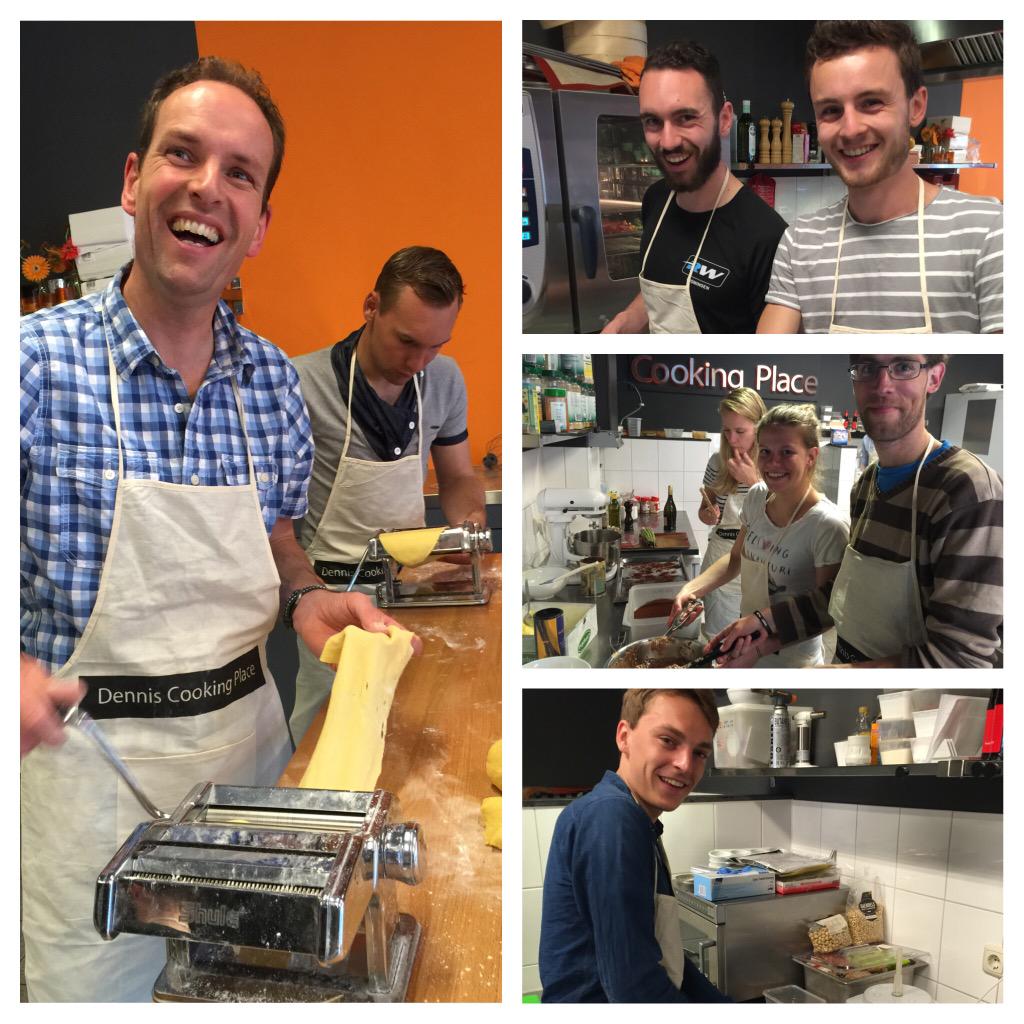 RunXGroningen's tweet image. Super gezellig met het hele team bij #denniscookingplace . #Kookles van topkok Dennis! Super leuk en leerzaam.