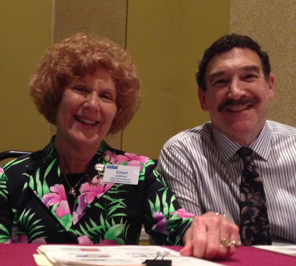 CaseNetworkU's tweet photo. .#CMSA2015 @jefflevymd & Cheri Lattimer prepping for their final presentation on "Preventing Readmissions" http://t.co/ud5KGI5fj6