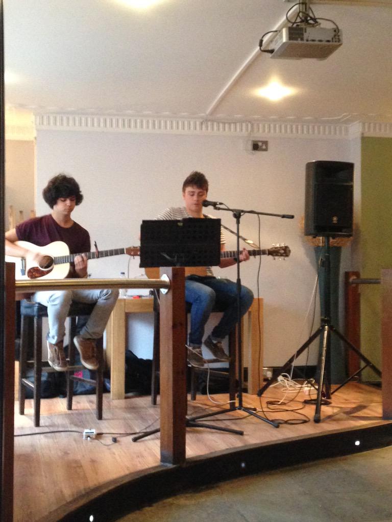 Enjoying the live music <a href="/BowBarIps/">b</a> Come on down and join us.