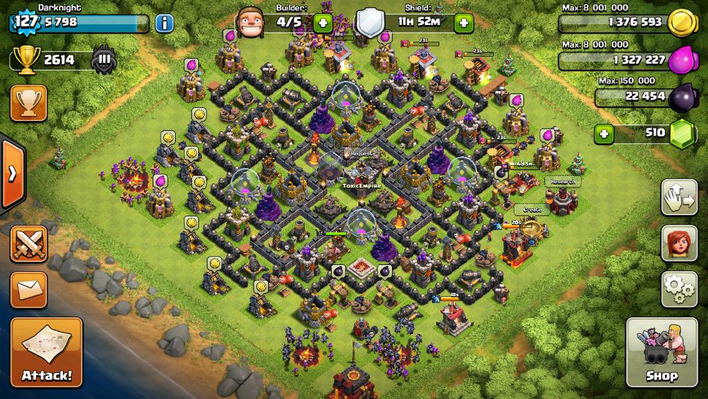 Got all my walls to lvl 8 and up
